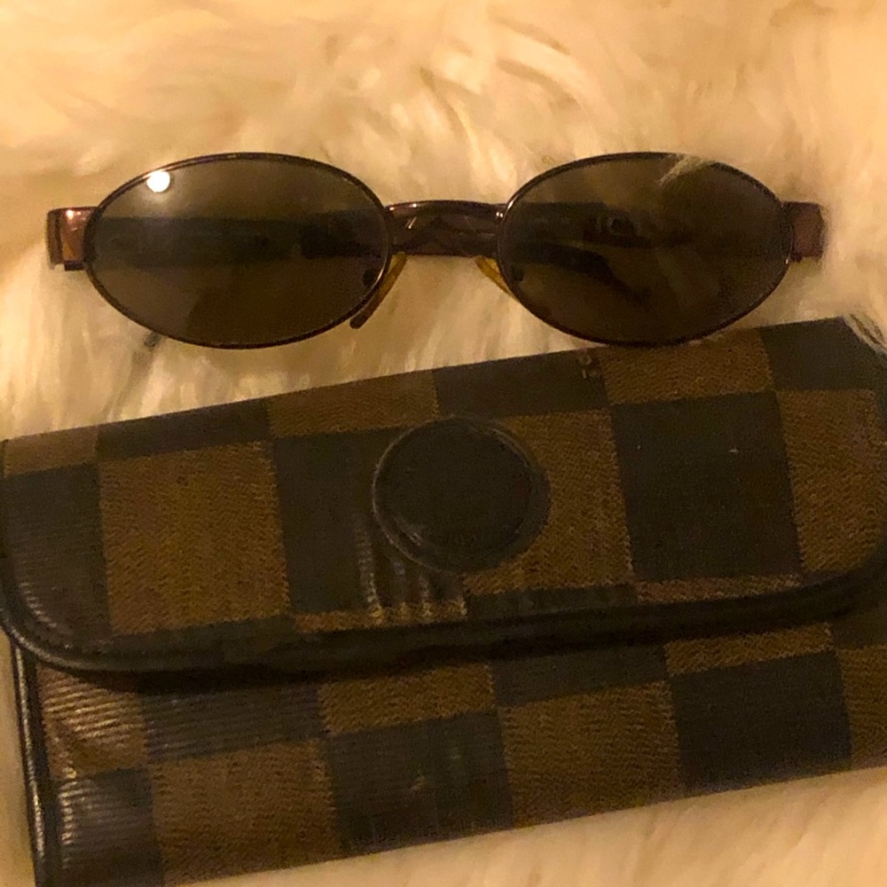 Vintage Fendi sunglasses and case